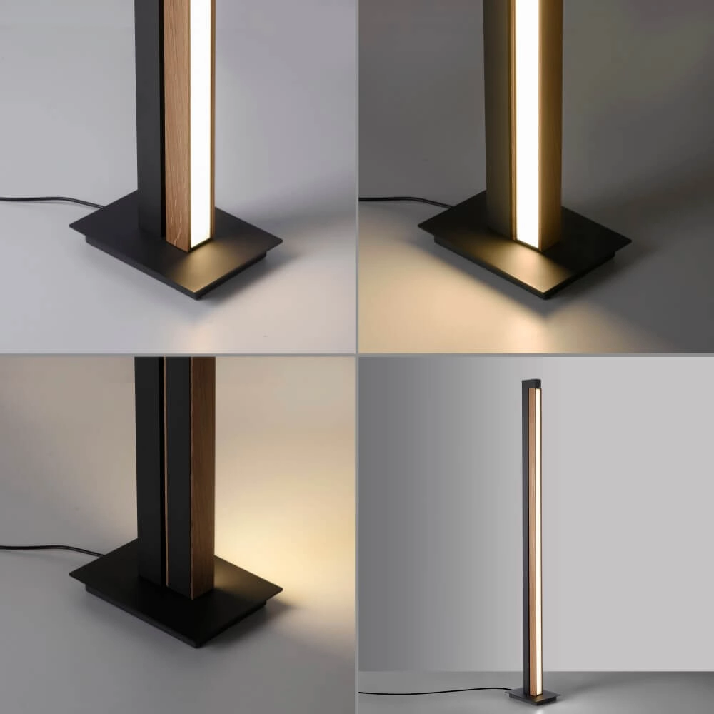 Floor lamp Pure-Lines wood Paul Neuhaus 4012248375754