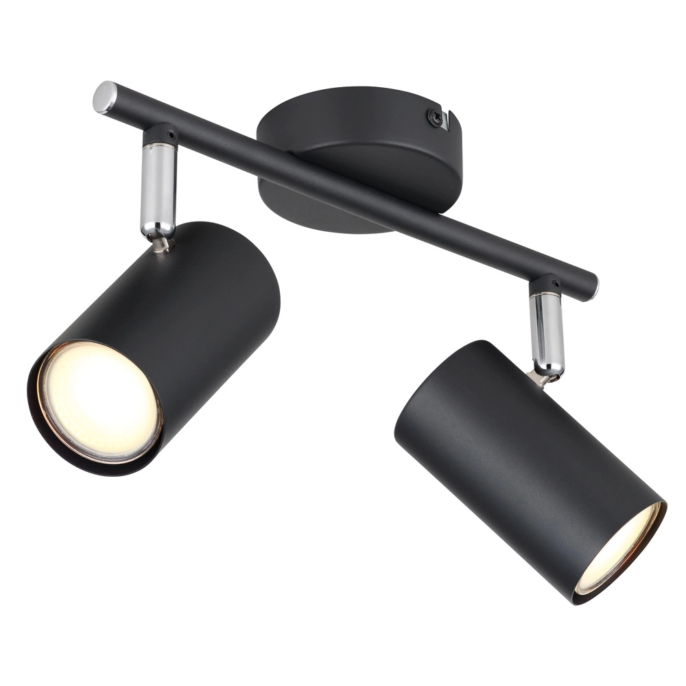 2-light ceiling lamp Allvi Black