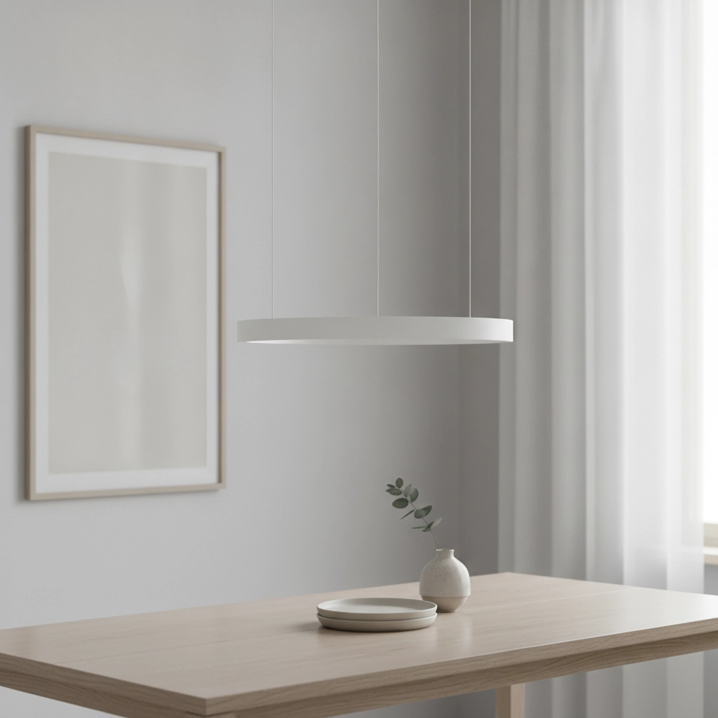 Design pendant lamp Elowen white Ø 60cm