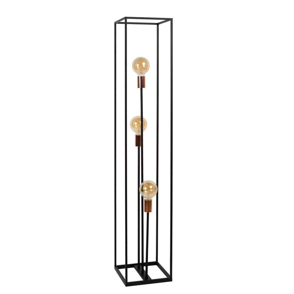 Floor lamp Arthur 3-light black
