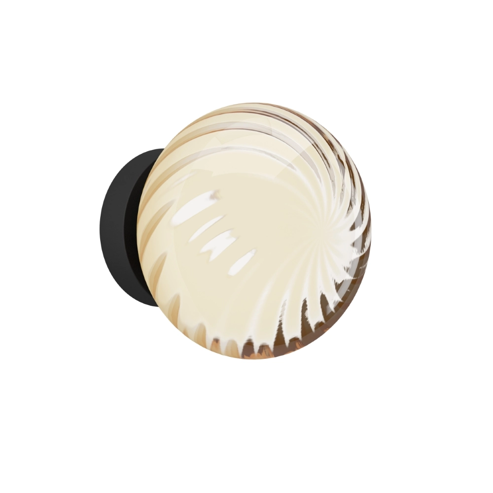 Wall lamp Pantoja black with CCT