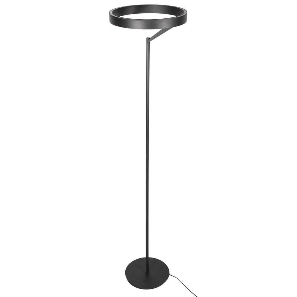 Modern floor lamp Mykty black Ø 40cm Steinhauer 8712746178173
