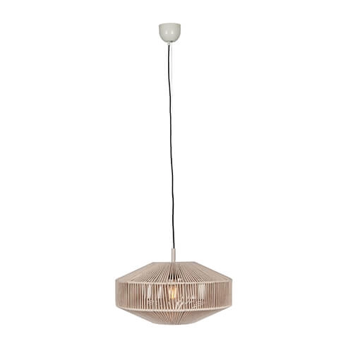 Rope Pendant Light Svea Ø 46cm Trio 4017807617252