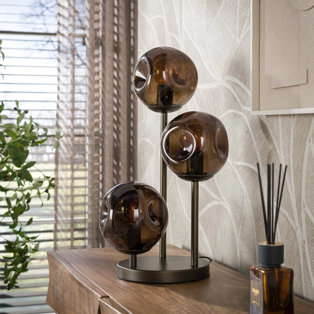 Design tafellamp Stellar sienna bruin Lyora 8716803515079