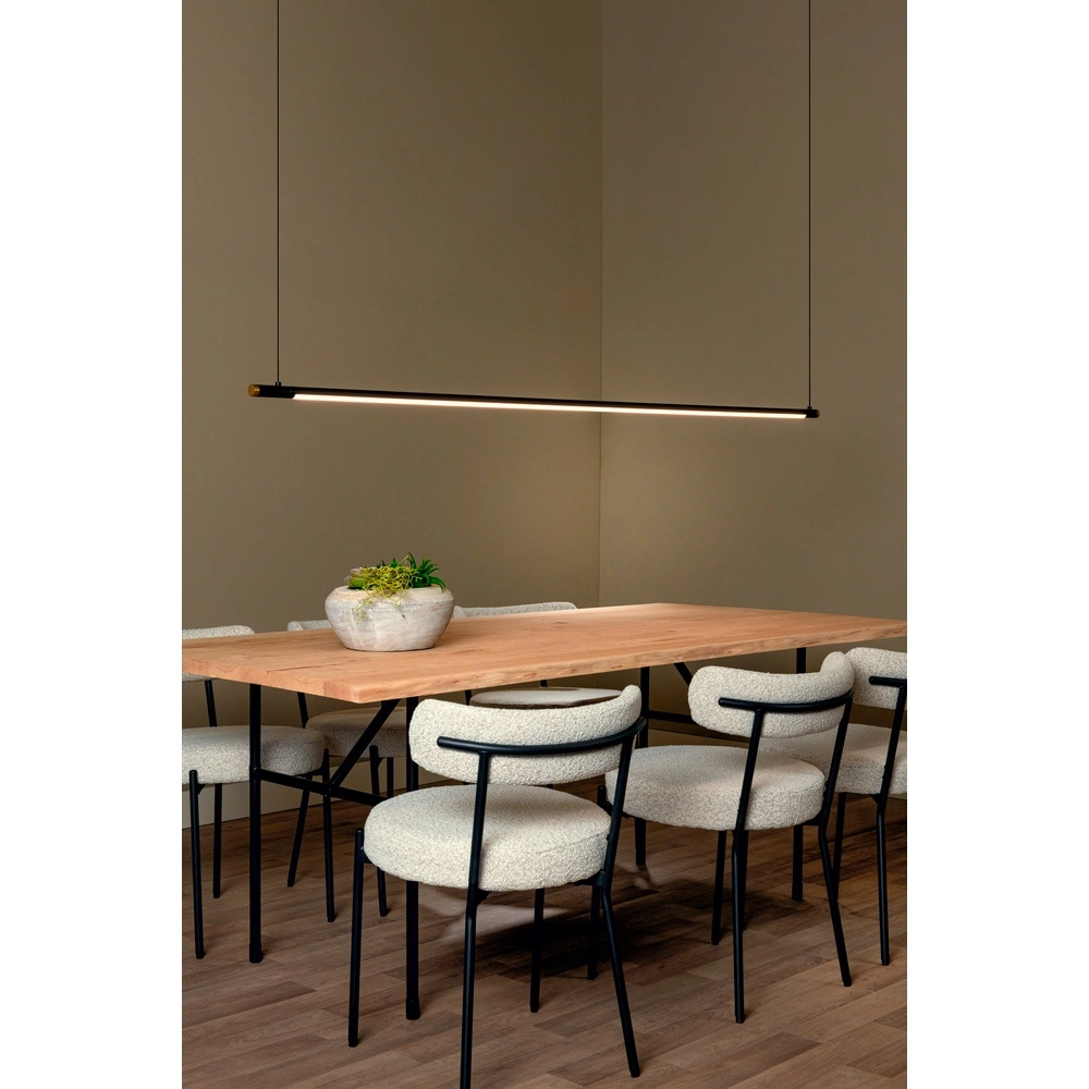 Sleek pendant lamp Marnik black 200cm Premium by Lucide 5411212421227