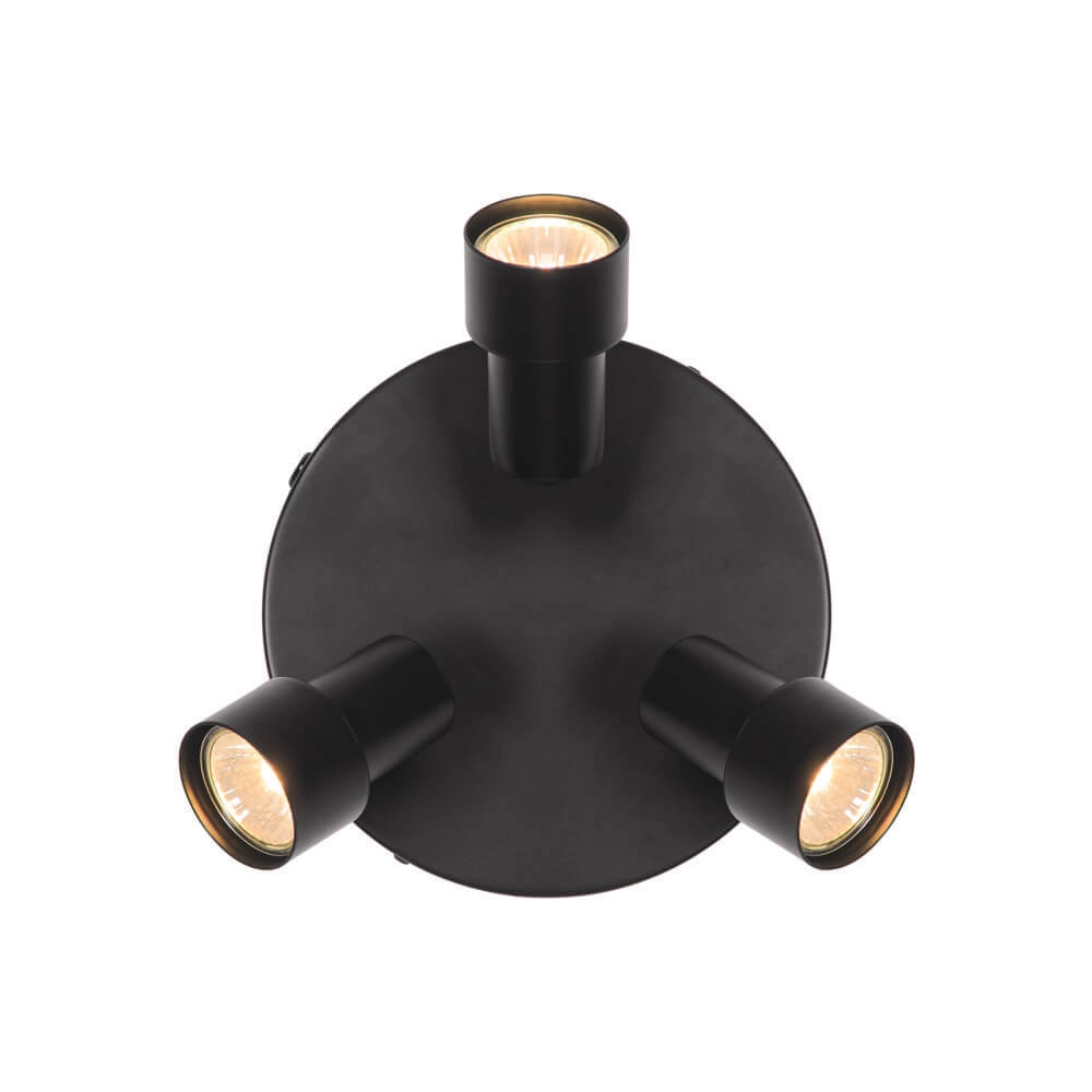 3-light ceiling lamp Boston black Nordlux 5704924024511