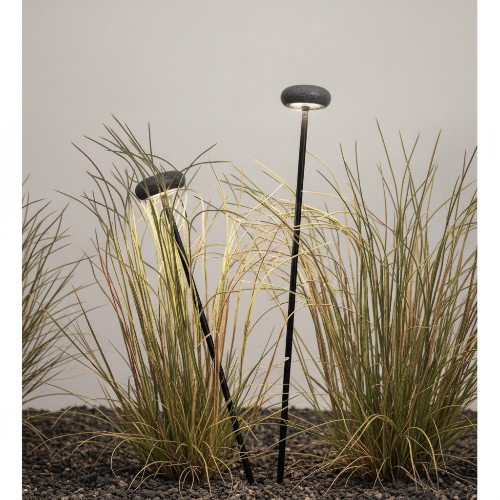 Garden lamp Cami 110cm stone