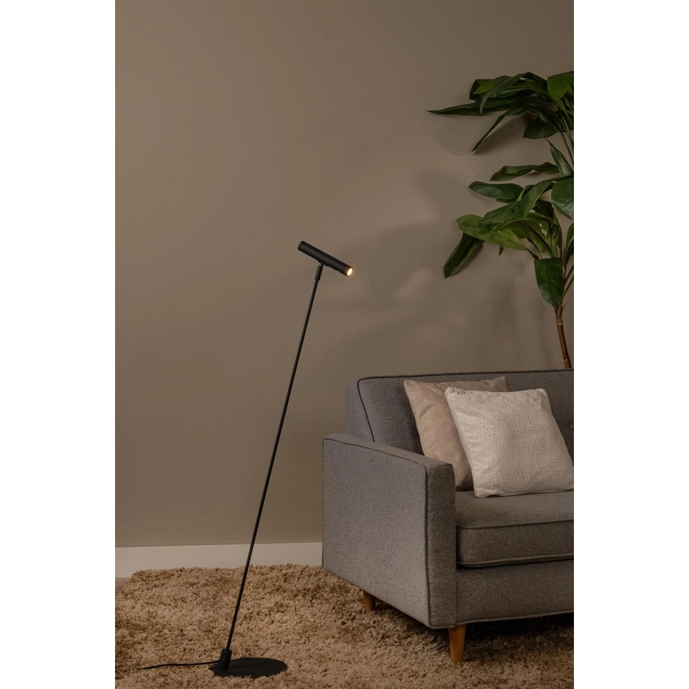 Floor lamp Alec Design black Lucide 5411212031976