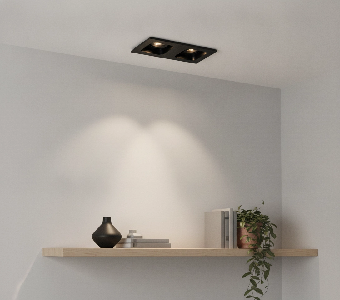 Downlighter Moggio black