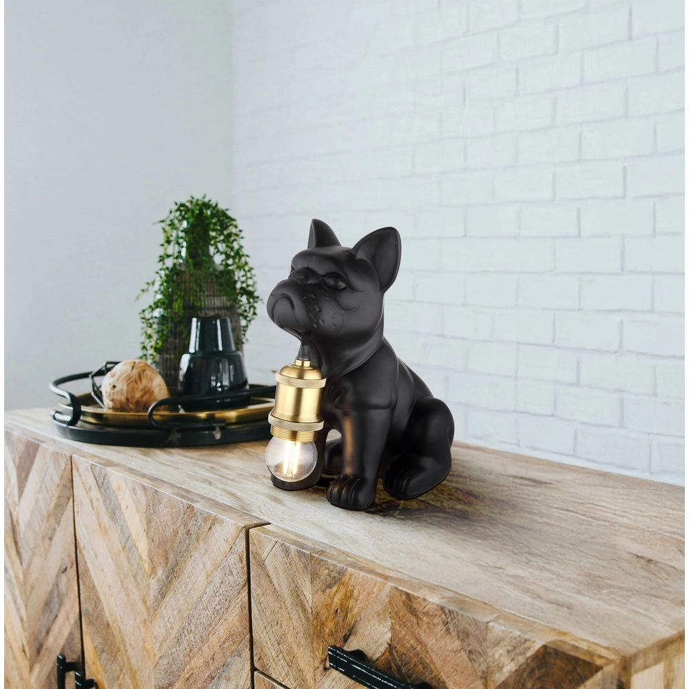 Table lamp Dogo dog black Globo 9007371569328