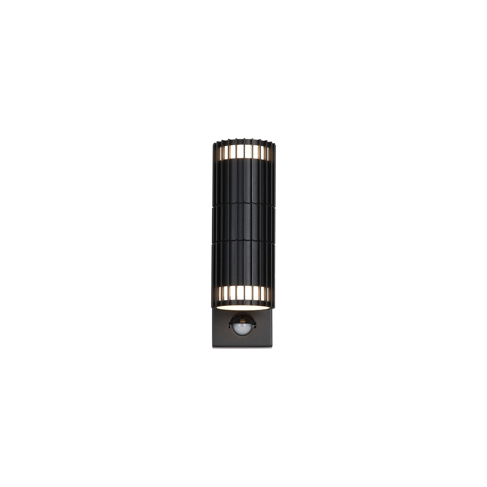 Wall lamp Detroit Black with sensor