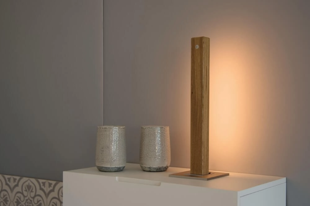 Table lamp led Leonora 51 cm - oak oiled HerzBlut 4021273026326