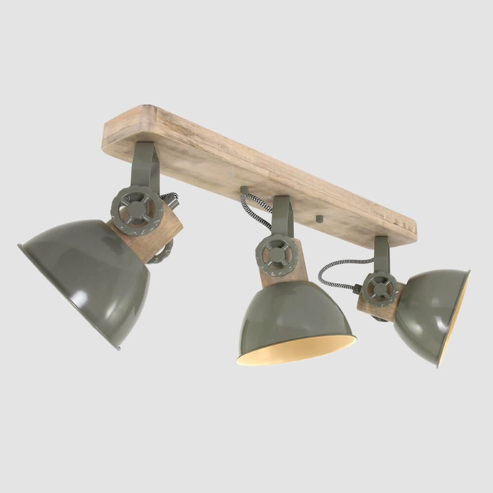 Industrial ceiling spotlight Gearwood 3-light Steinhauer 8712746127867