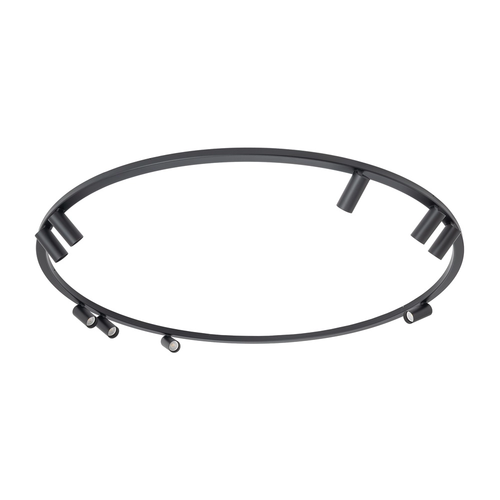 Circle surface-mounted spotlights Fourty 9x GU10 - black Lyora 5903139119504