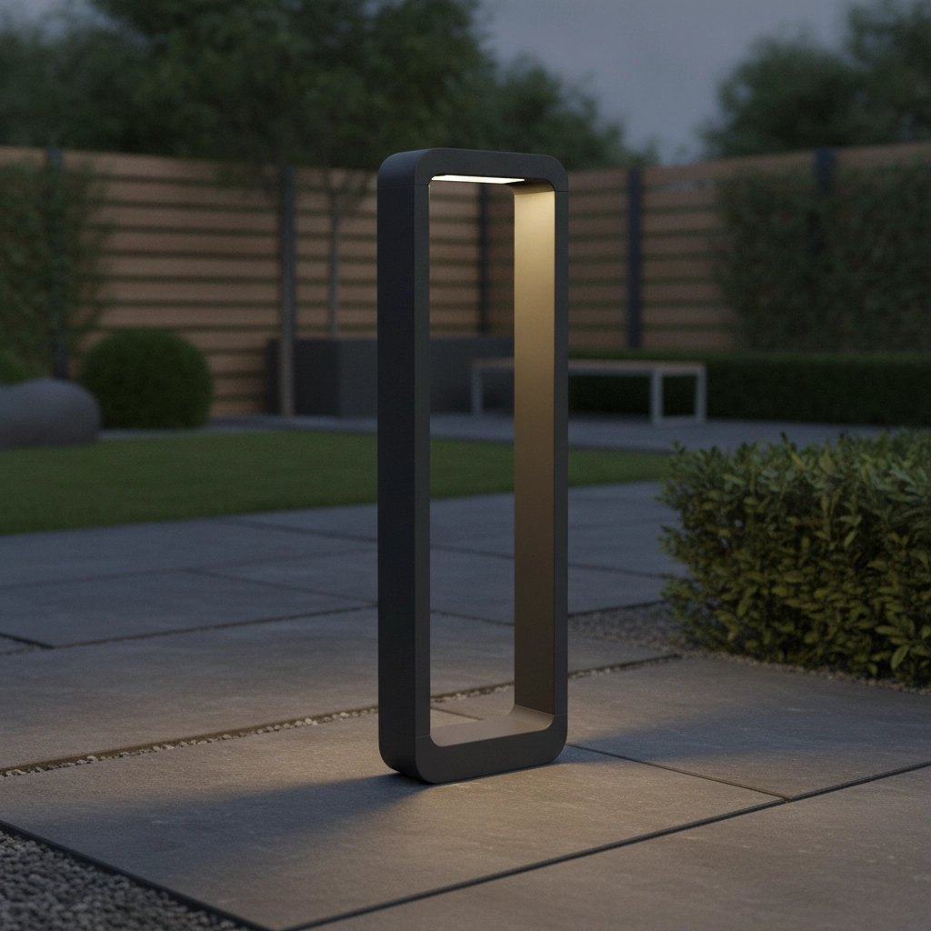 Garden lamp Ned grey