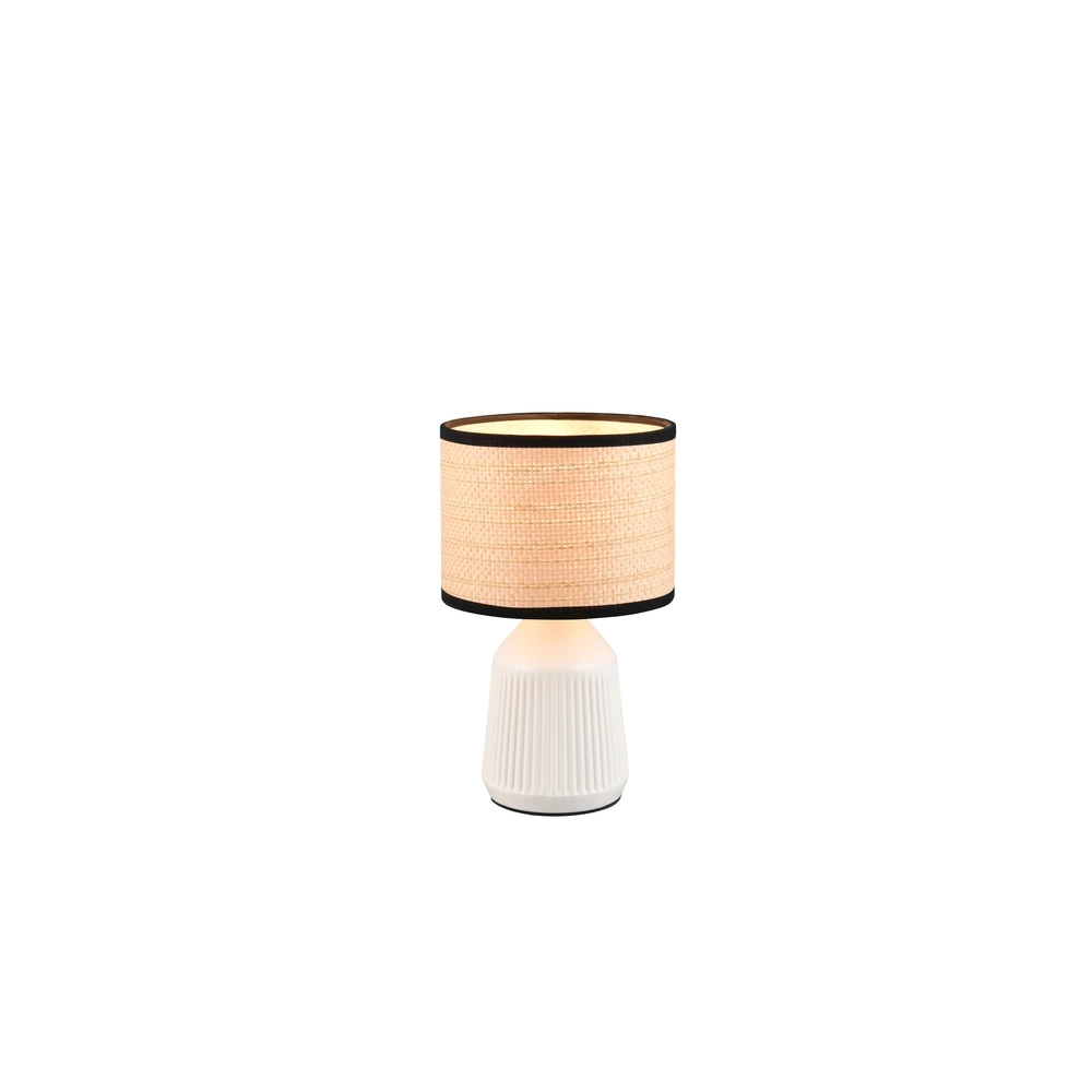Table lamp Formentera Ø 16cm white Trio 4017807692105