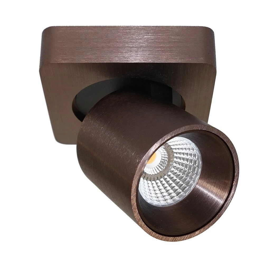 LED surface mounted spot Laguna bronze brown