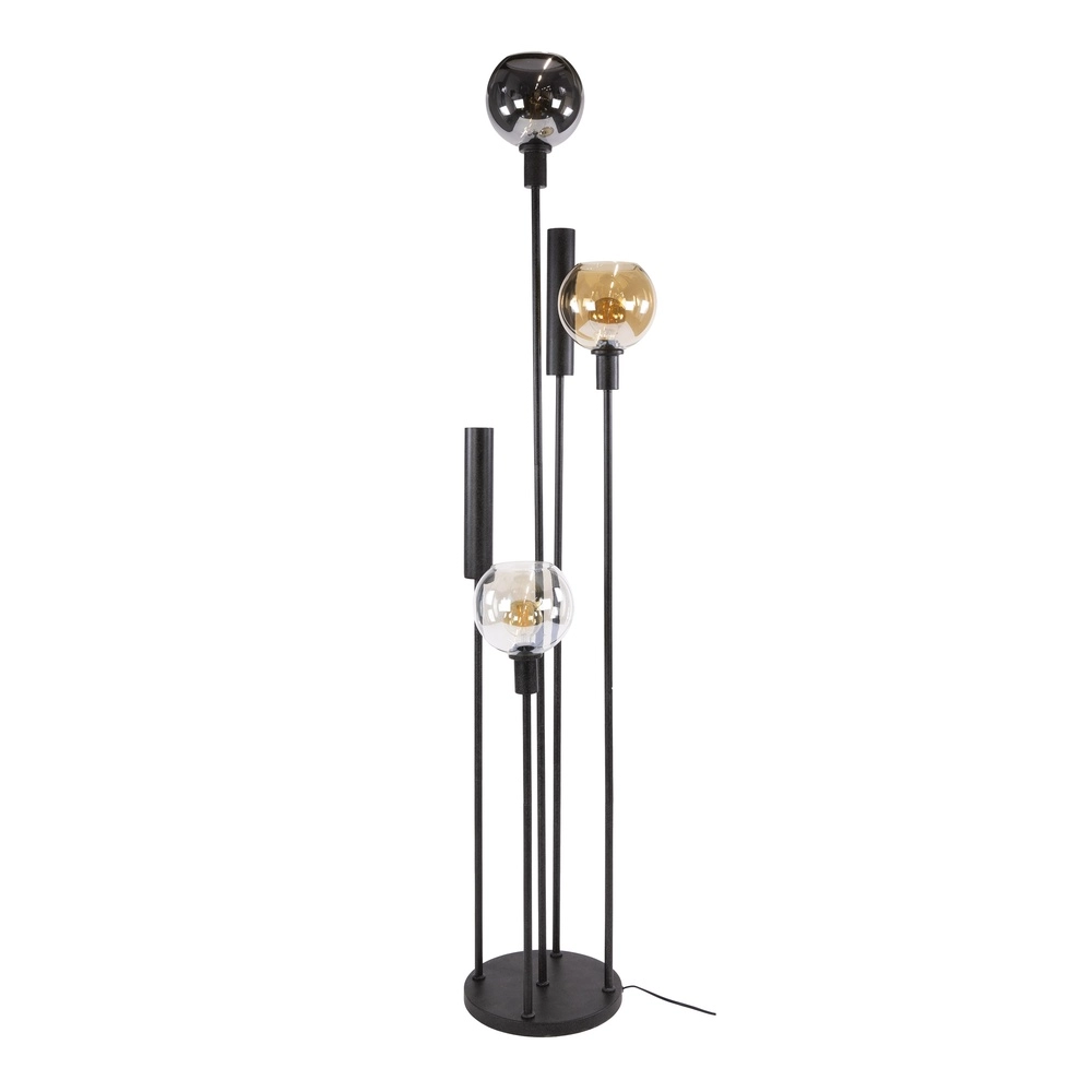 Floor lamp Sfera with glasses and uplighters Lyora 8716803512412