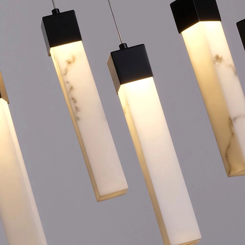 13-light pendant lamp Moonbeam black Searchlight 5053423273785