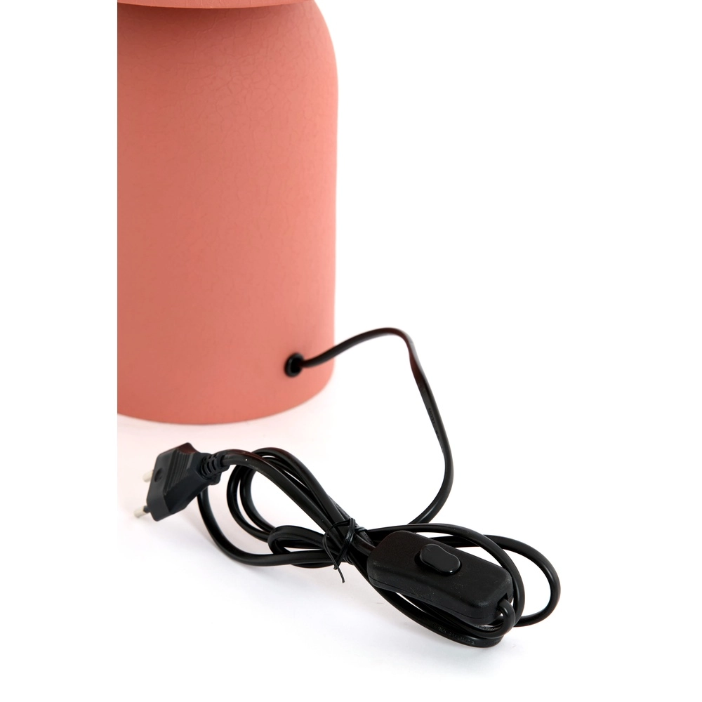 Mushroom table lamp Tolima coral pink - Ø 31cm Light & Living 8717807807856
