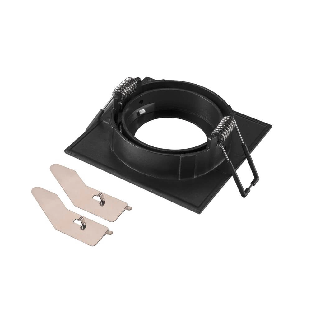 Mounting ring New Tria 68 Square black - without fitting SLV 4024163276603