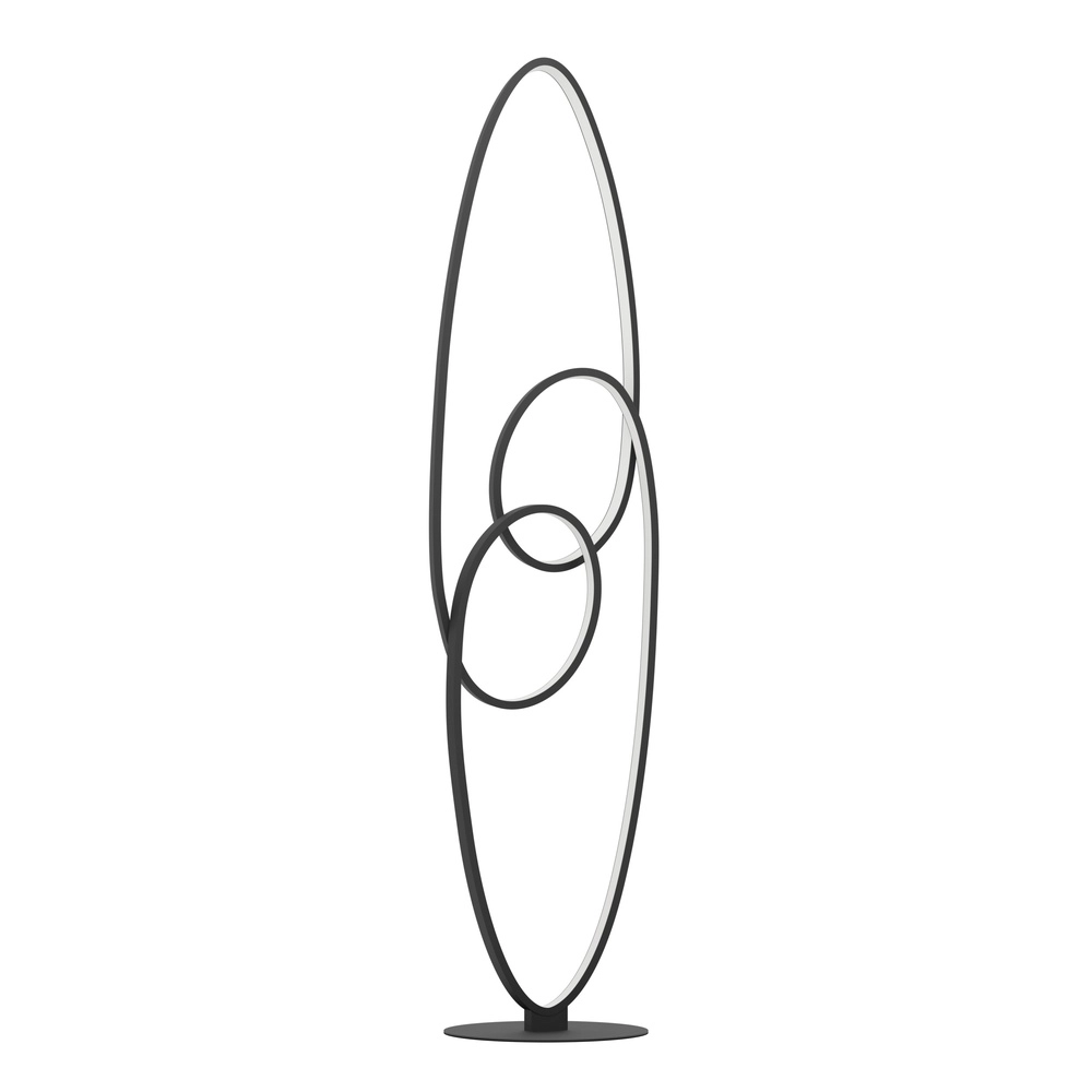 Modern LED floor lamp Gianella 120cm - black