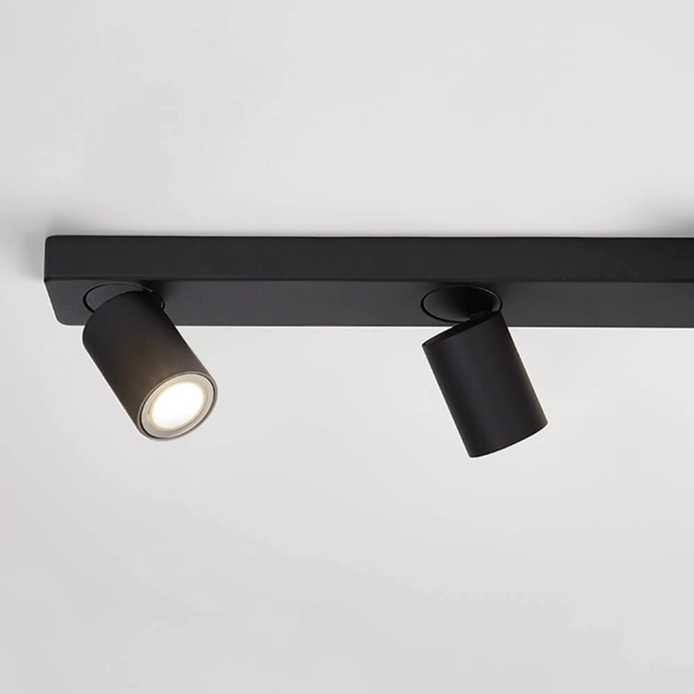 Ceiling lamp Moon 3 Rectangular Black Lyora
