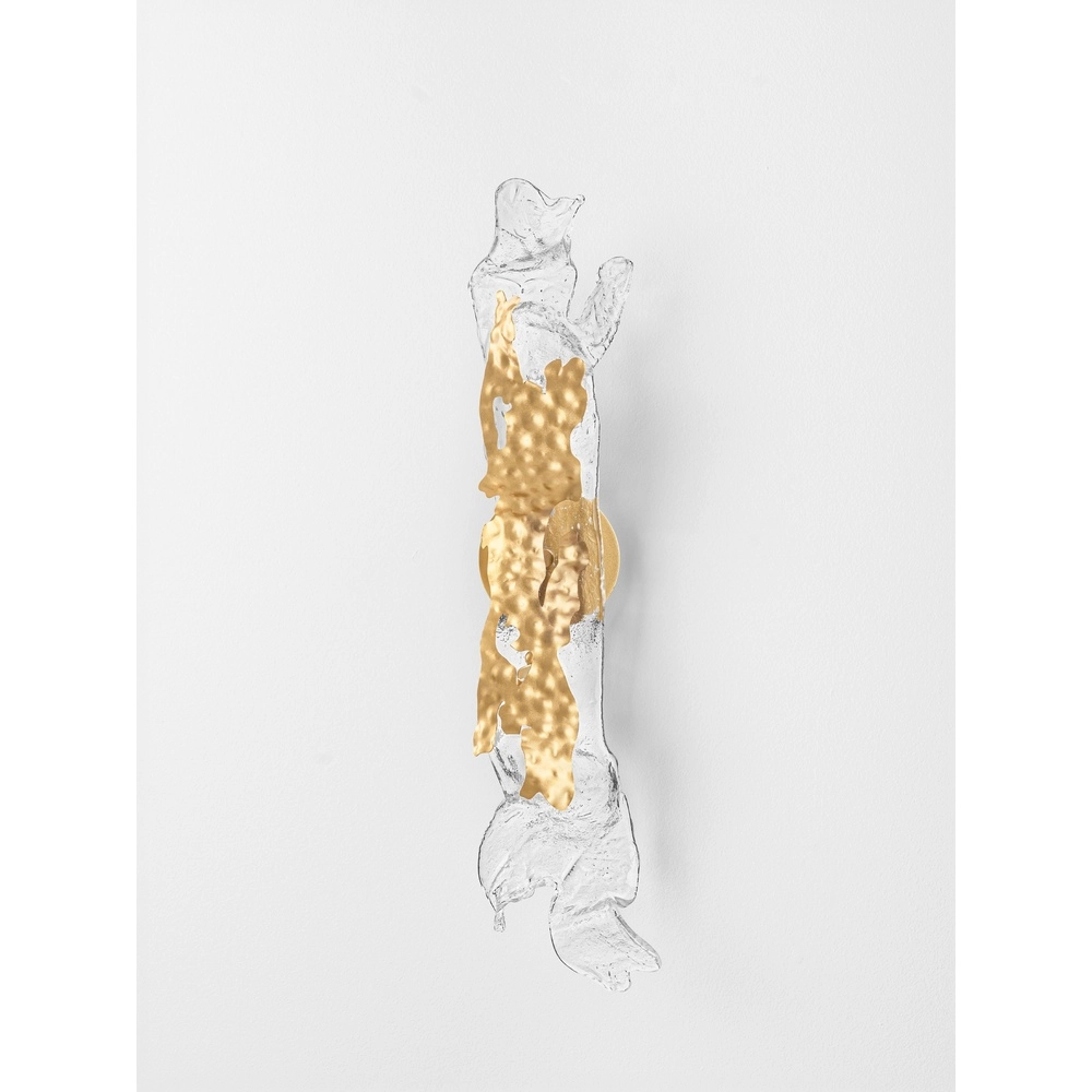 Gold wall lamp Avesa with clear glass Lyora 5212063500457