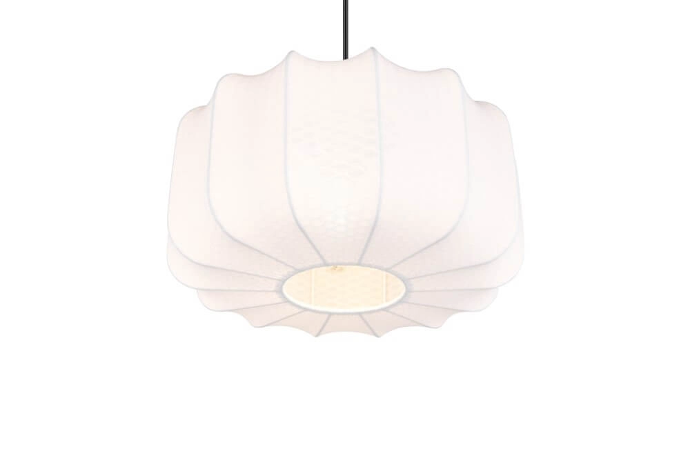 White design pendant lamp Madleine Ø 40cm Trio 4017807638226