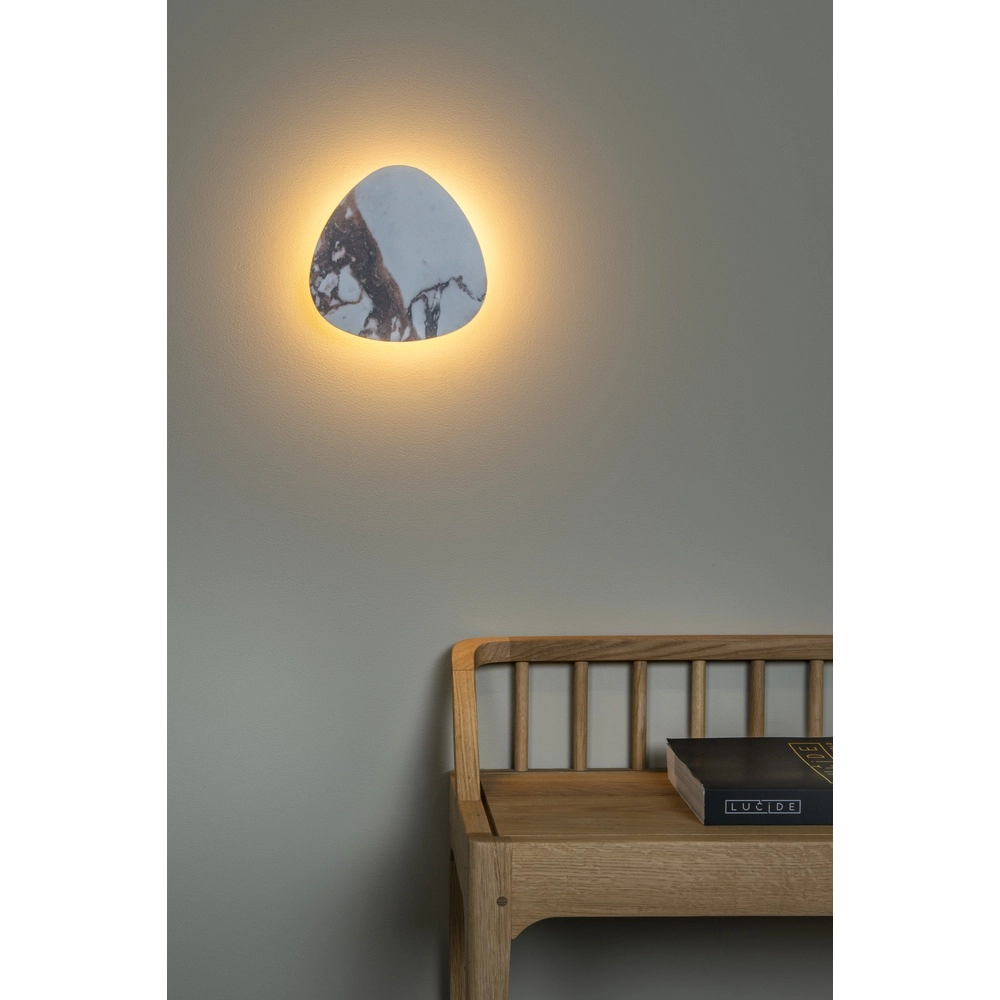 Unique wall lamp Kamien marble 20cm Premium by Lucide 5411212421265