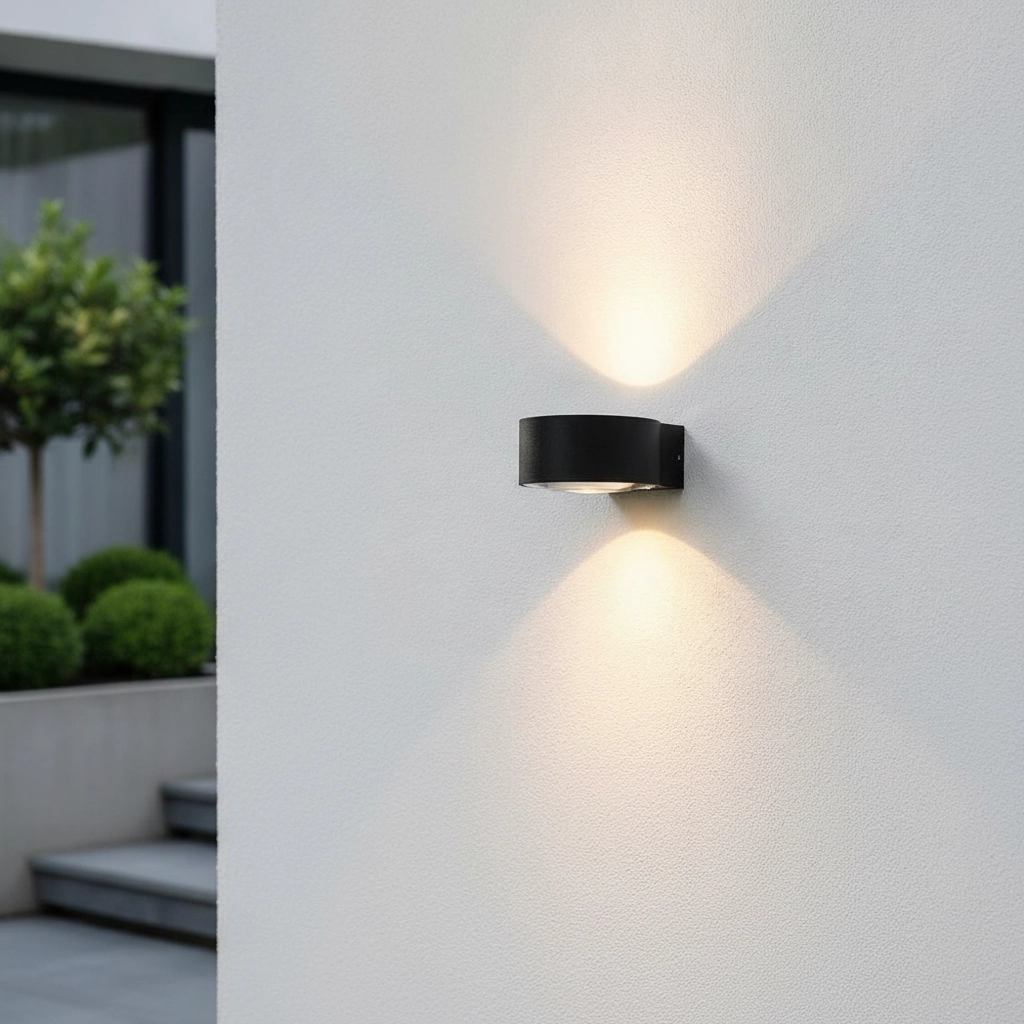 Anthracite wall spot Hudson 11cm - black
