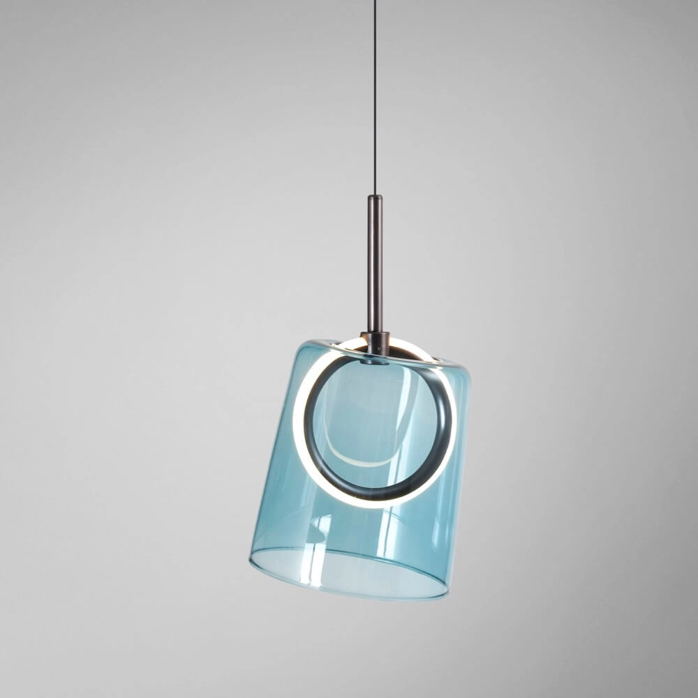 Pendant lamp Zula blue Paul Neuhaus 4012248383599