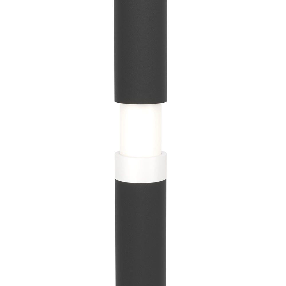 Sleek floor lamp Parabita black and white