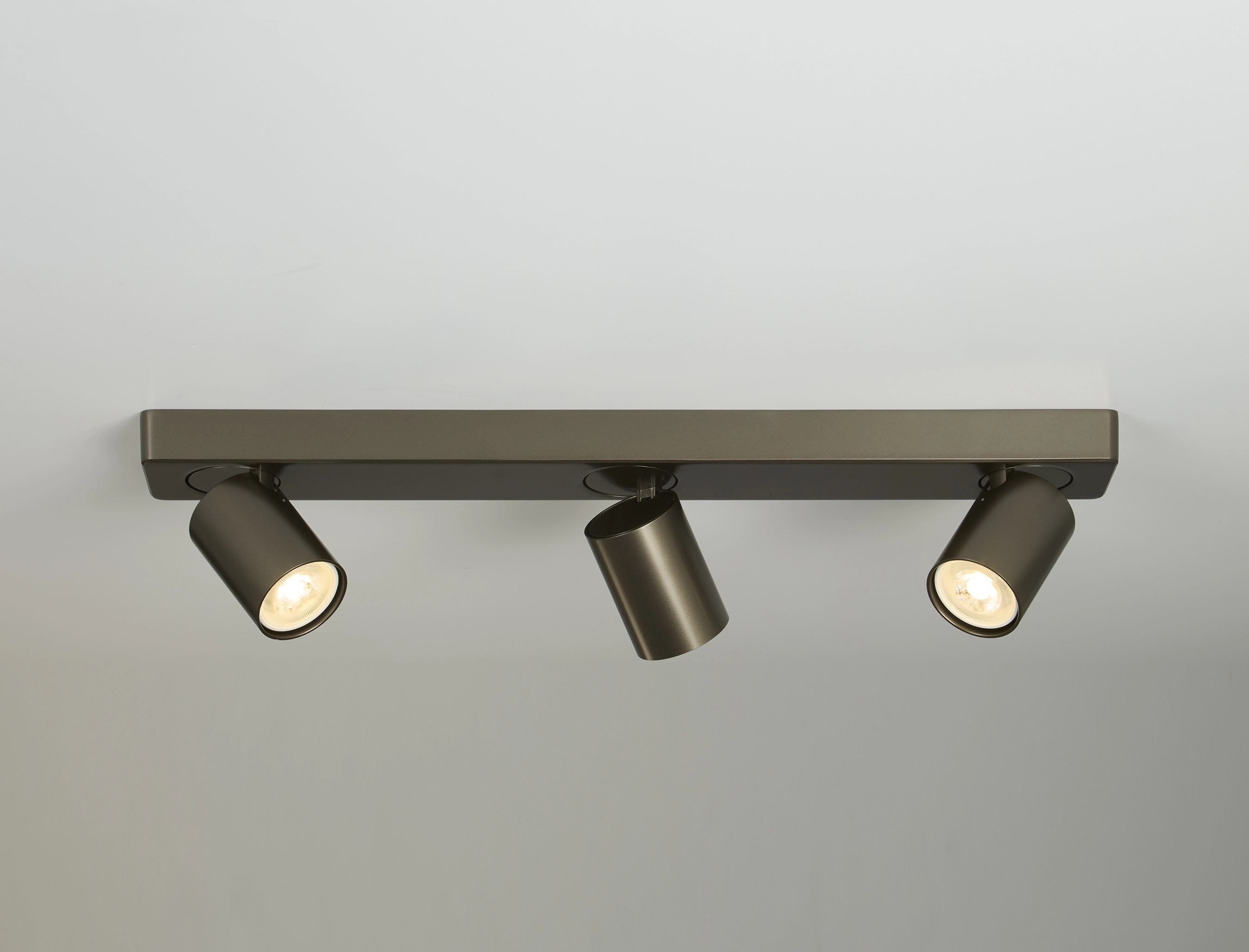 Ceiling lamp Moon 3 rectangular bronze