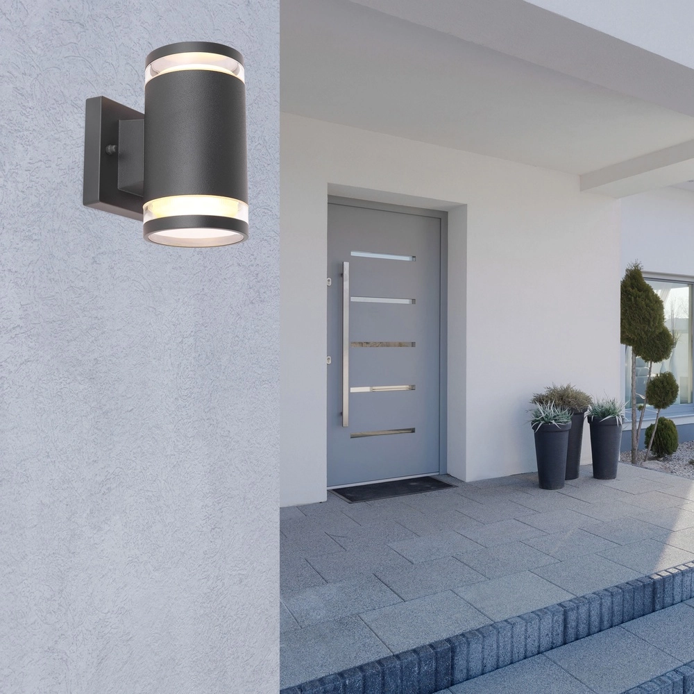 Modern wall lamp Alcala anthracite Globo 9007371395583