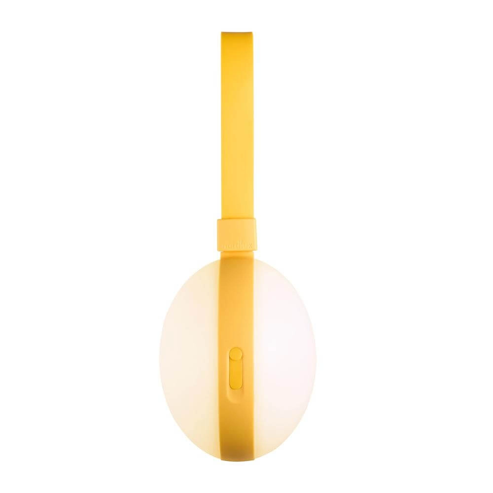 Sleek table lamp Bring To-Go yellow Ø 12cm Nordlux 5704924014758
