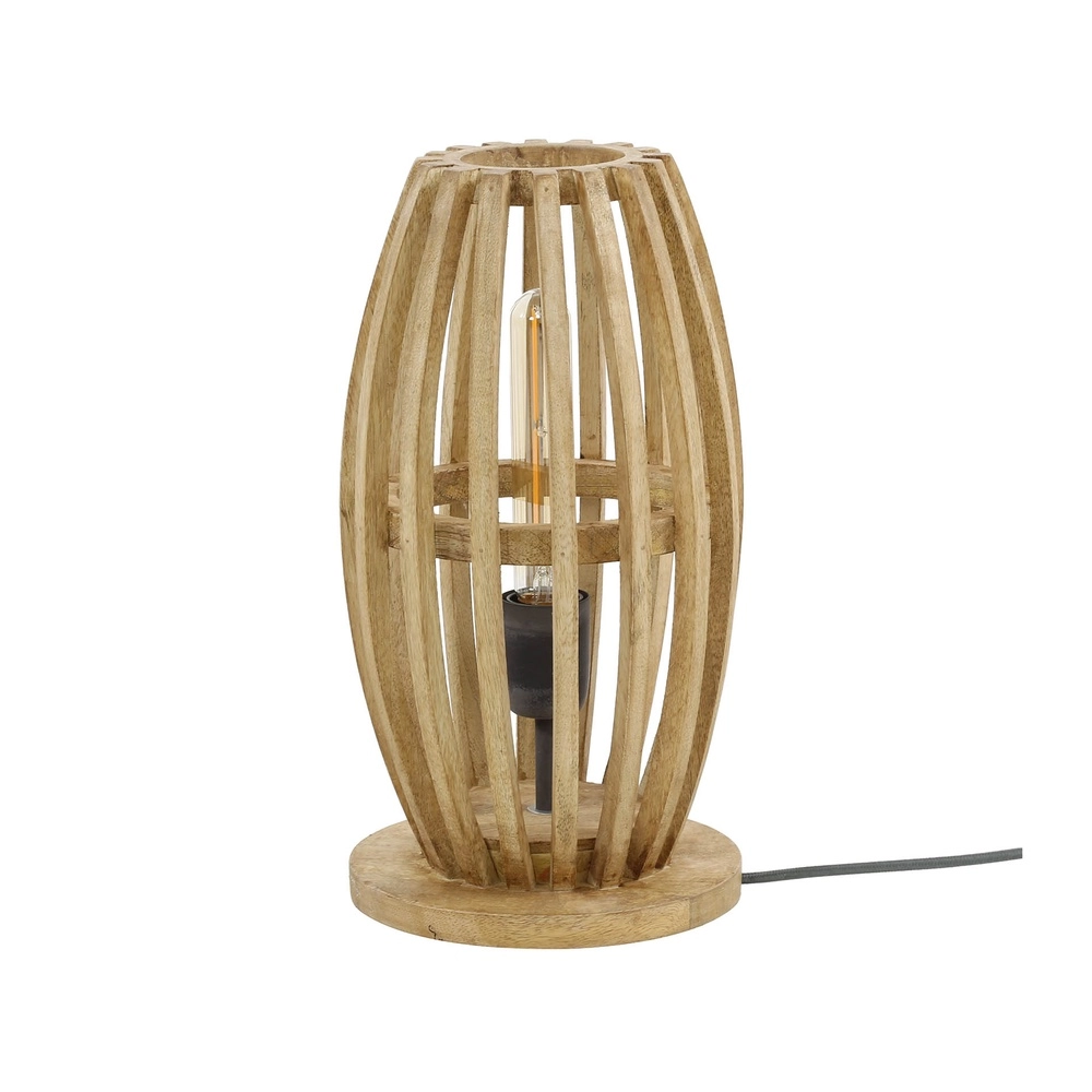 Wooden table lamp Orbit 38cm - 1x E27 Lyora 8716803511088