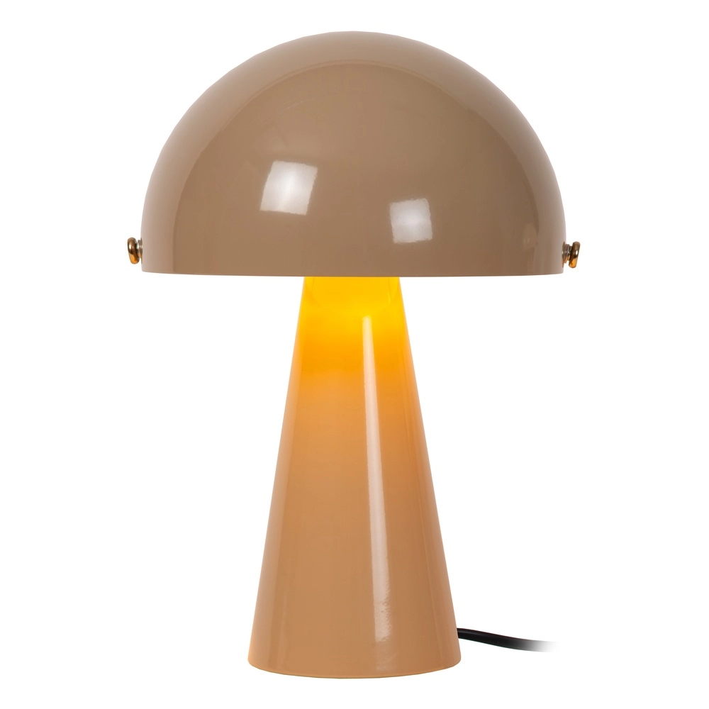 Table lamp Barone taupe Ø 23cm Lucide Vibes 5411212650085