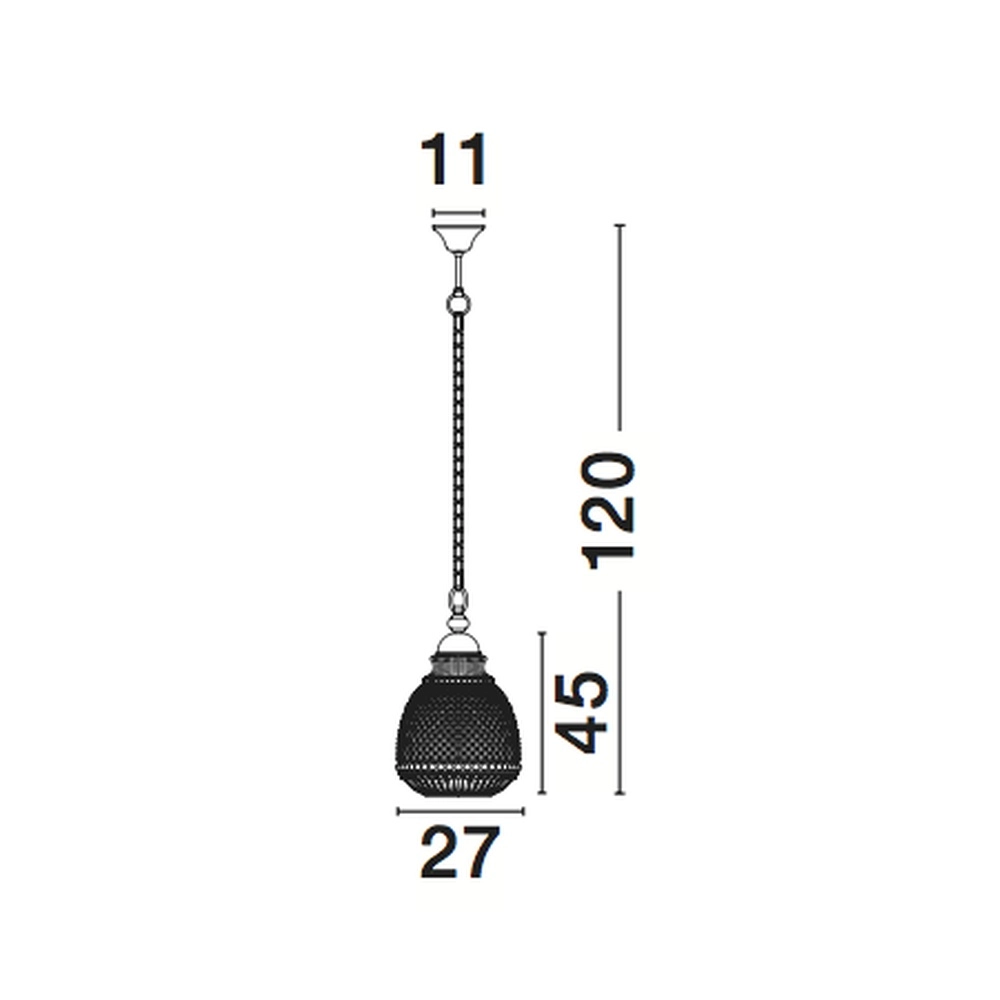 Pendant lamp Toulon clear glass Lyora 5212017411716