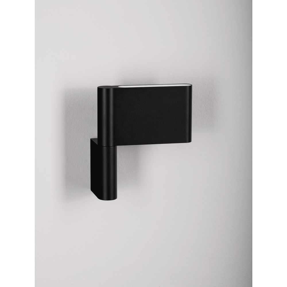 Wall lamp Flusso black Lyora 5212017478115