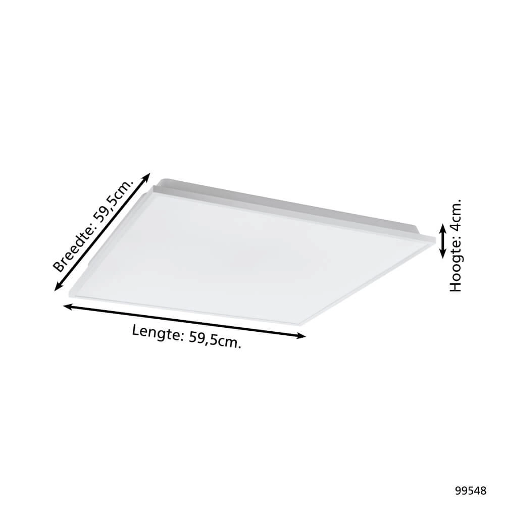 Ceiling light Zigbee Herrora-Z 59.5x59.5cm Eglo 9002759995485