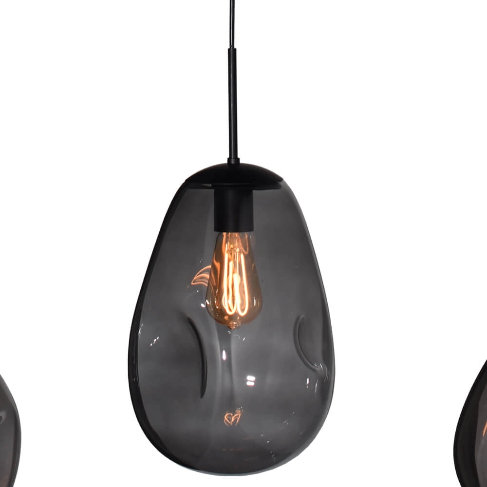 Hanging lamp Lava 4x smoke glass Masterlight 8718121286150