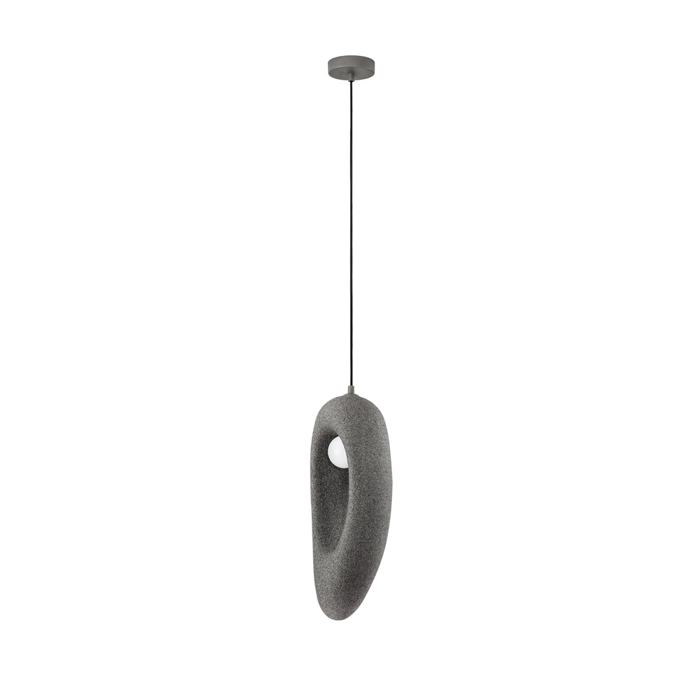 Natural pendant lamp Tempus grey 48cm Lyora 5212017476852