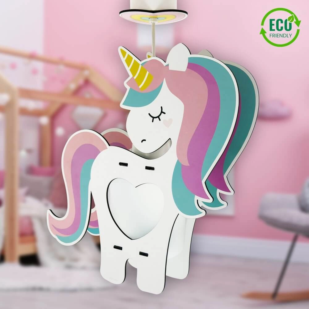 Children's room pendant lamp Unicorns Dalber 8420406415970