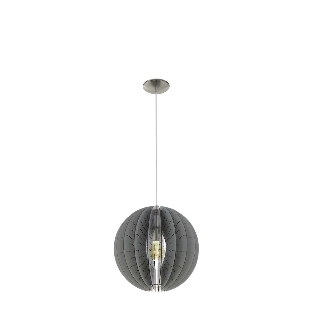 Modern pendant lamp Fabessa nickel