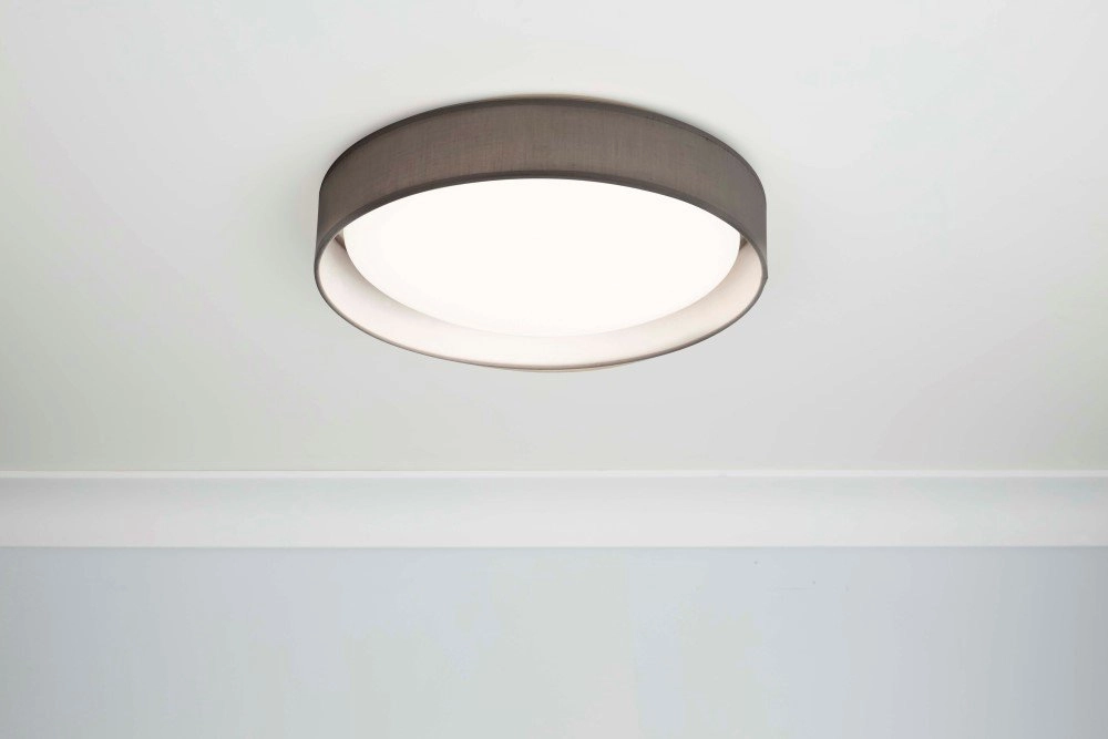 Grey ceiling lamp Gianna Ø 37cm Searchlight 5053423101422