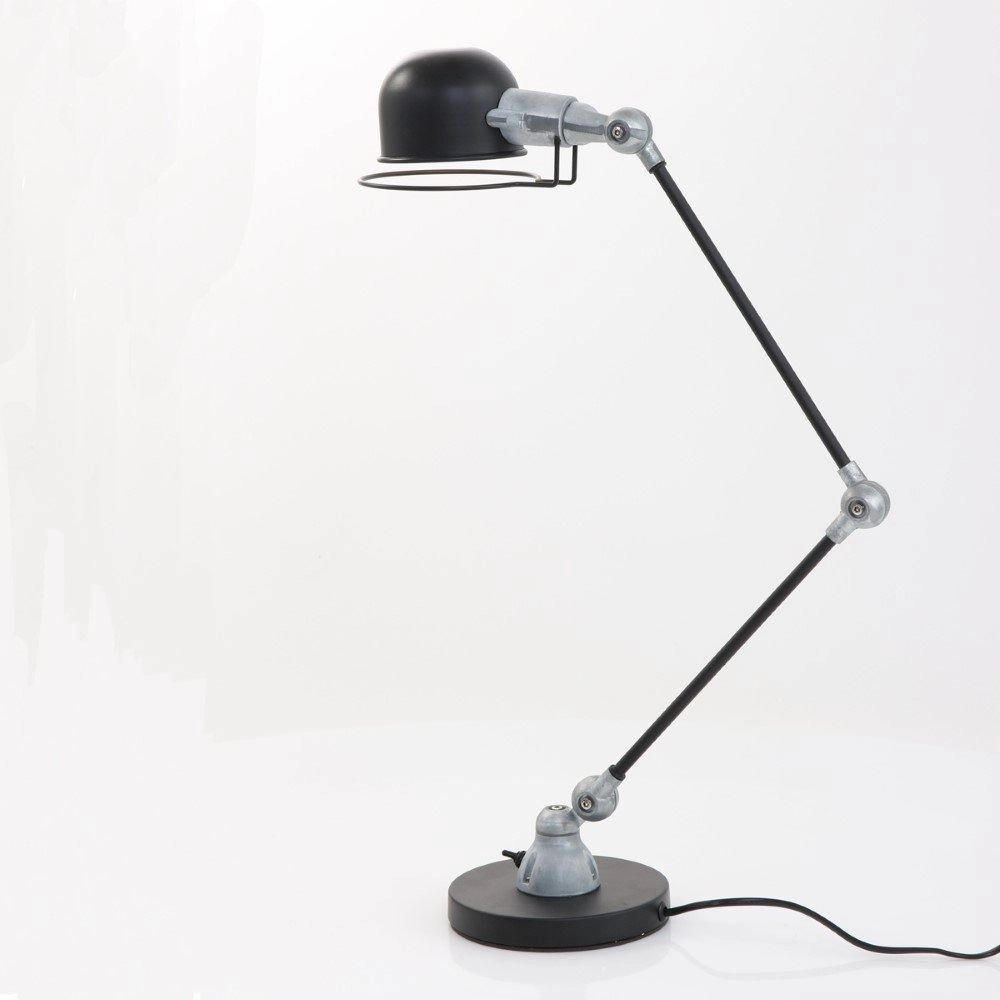 Rustic desk lamp Davin Black with vintage grey Steinhauer 8712746102017