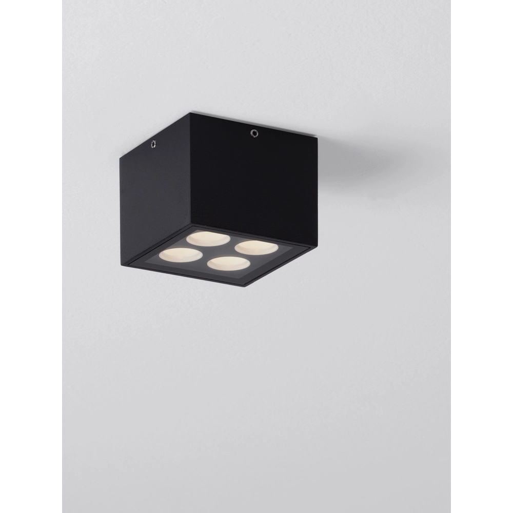 Ceiling lamp Jax square 8cm anthracite Lyora 5212017470591