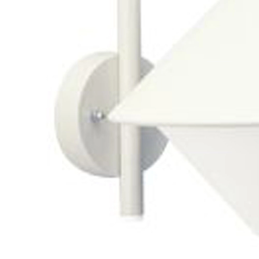 Outdoor wall lamp white Triangle 26cm Albert 4007235806458