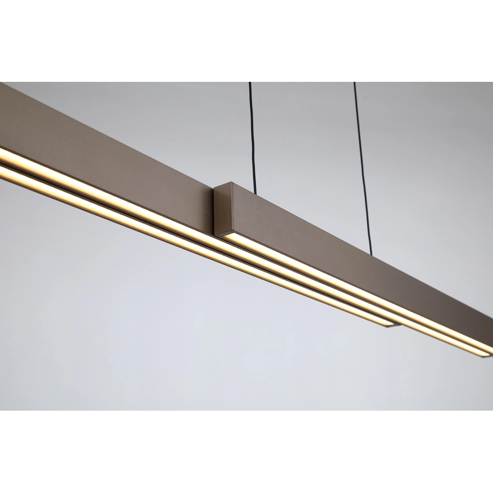 Pendant lamp Linear adjustable brown Searchlight 5053423301921